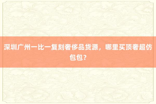 深圳广州一比一复刻奢侈品货源，哪里买顶奢超仿包包？