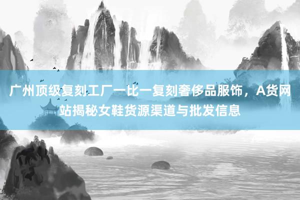 广州顶级复刻工厂一比一复刻奢侈品服饰，A货网站揭秘女鞋货源渠道与批发信息