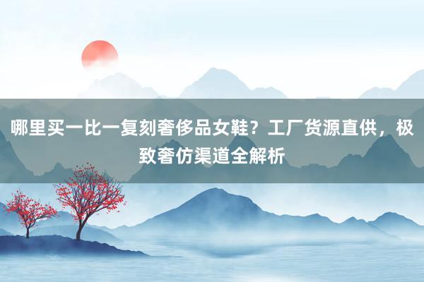 哪里买一比一复刻奢侈品女鞋？工厂货源直供，极致奢仿渠道全解析