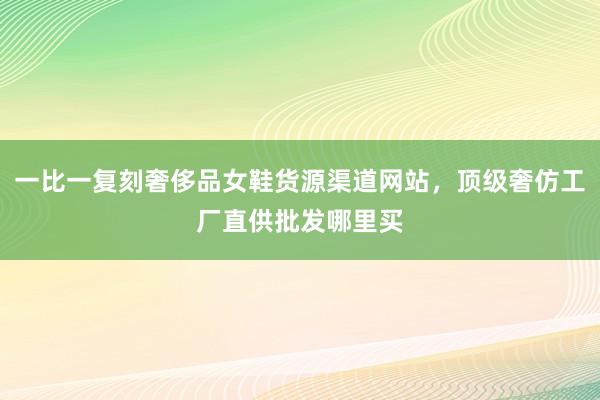一比一复刻奢侈品女鞋货源渠道网站，顶级奢仿工厂直供批发哪里买