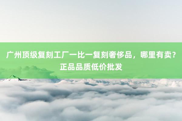 广州顶级复刻工厂一比一复刻奢侈品，哪里有卖？正品品质低价批发