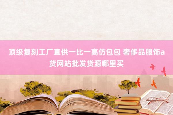 顶级复刻工厂直供一比一高仿包包 奢侈品服饰a货网站批发货源哪里买