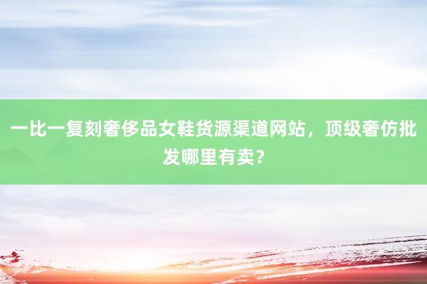 一比一复刻奢侈品女鞋货源渠道网站，顶级奢仿批发哪里有卖？