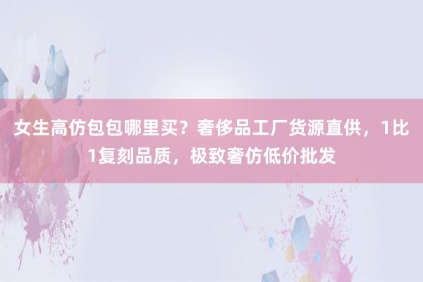 女生高仿包包哪里买？奢侈品工厂货源直供，1比1复刻品质，极致奢仿低价批发
