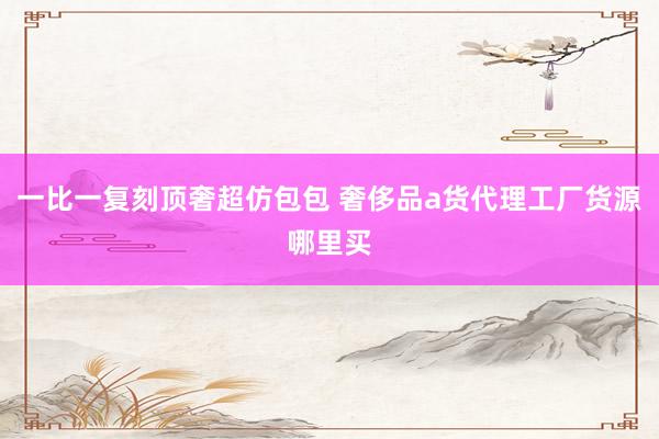 一比一复刻顶奢超仿包包 奢侈品a货代理工厂货源哪里买