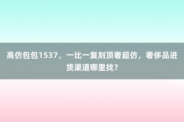 高仿包包1537，一比一复刻顶奢超仿，奢侈品进货渠道哪里找？
