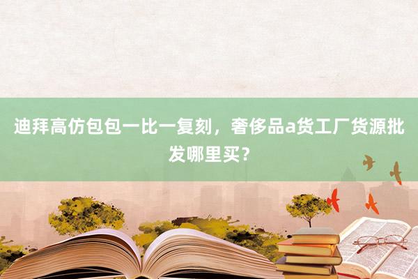 迪拜高仿包包一比一复刻，奢侈品a货工厂货源批发哪里买？